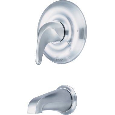 Click here to see Pioneer 4CB200T-SS Pioneer Cabrillo Wall-Mount Stainless Steel Tub Faucet Trim Set, Single Metal Lever Handle, Brass, ADA Compliant - 4CB200T-SS