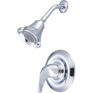 Click here to see Pioneer 4CB300T Pioneer Cabrillo 5-Function Shower Faucet with 4-1/2in Touch-Clean Showerhead, Metal Lever Handle, Trim Only, 2.5 GPM, Polished Chrome - 4CB300T