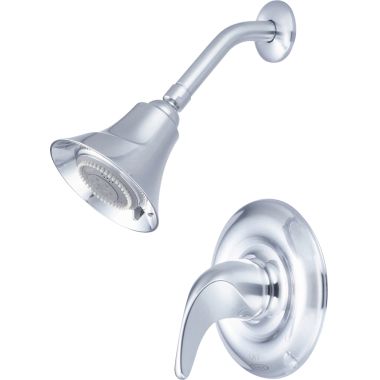 Click here to see Pioneer 4CB300T-SS Pioneer Cabrillo 5-Function Shower Faucet with 4-1/2in Touch-Clean Showerhead, Metal Lever Handle, Trim Only, 2.5 GPM, Stainless Steel - 4CB300T-SS