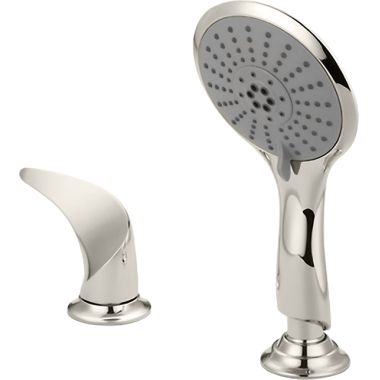 Click here to see Pioneer 6CB820-PN Pioneer Cabrillo Handheld Shower Set, Five Function Handheld Showerhead, Metal Lever Handle, Polished Nickel - 6CB820-PN