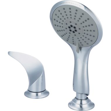Click here to see Pioneer 6CB820-SS Pioneer Cabrillo Deck-Mount Stainless Steel Roman Tub Handheld Shower Set, Round, Metal Lever Handle, Five-Function, 1.75 GPM, ADA, - 6CB820-SS
