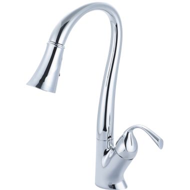 Click here to see Pioneer 2CL250 Pioneer Calla Single Handle Pull-Down Kitchen Faucet, Chrome - 2CL250