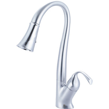 Click here to see Pioneer 2CL250-SS Pioneer Calla Single Handle Pull-Down Kitchen Faucet, Stainless Steel - 2CL250-SS