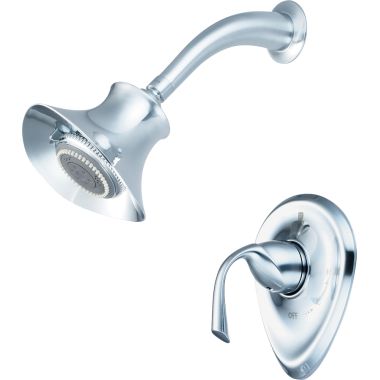 Click here to see Pioneer 4CL300T-SS Pioneer Calla 5-Function Shower Faucet, 6in Long Shower Arm and Flange, Metal Lever Handle, Trim Only, 2.5 GPM, Stainless Steel - 4CL300T-SS