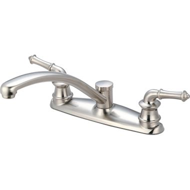 Click here to see Pioneer 2DM100-BN Pioneer Del Mar Two-Handle Kitchen Faucet, Brushed Nickel - 2DM100-BN