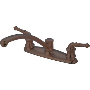 Click here to see Pioneer 2DM100-ORB Pioneer Del Mar Two-Handle Kitchen Faucet, Oil Rubbed Bronze - 2DM100-ORB