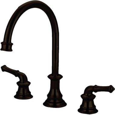 Click here to see Pioneer 2DM200-TB Pioneer Del Mar Two-Handle Widespread Kitchen Faucet, Tuscany Bronze - 2DM200-TB