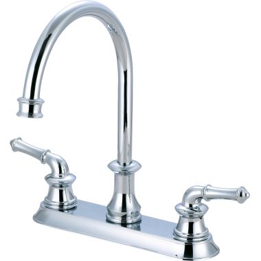 Click here to see Pioneer 2DM300 Pioneer Del Mar Two-Handle Kitchen Faucet, Chrome - 2DM300