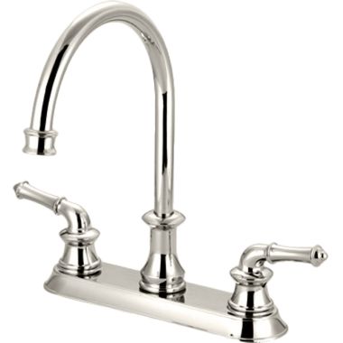Click here to see Pioneer 2DM300-PN Pioneer Del Mar Two-Handle Kitchen Faucet, Polished Nickel - 2DM300-PN