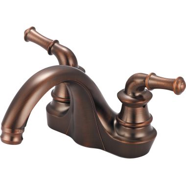 Click here to see Pioneer 3DM101-ORB Pioneer Del Mar Centerset Bathroom Faucet, Two-Handle, 1.2 GPM, Metal Lever Handle, ADA, Less Pop-Up, Oil-Rubbed Bronze - 3DM101-ORB