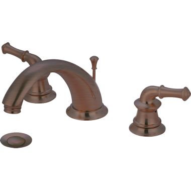 Click here to see Pioneer 3DM200-ORB Pioneer Del Mar Widespread C-Spout Bathroom Faucet with Pop-Up Drain, Two-Handle, 1.2 GPM, Metal Lever Handle, ADA, Oil-Rubbed Bronze - 3DM200-ORB