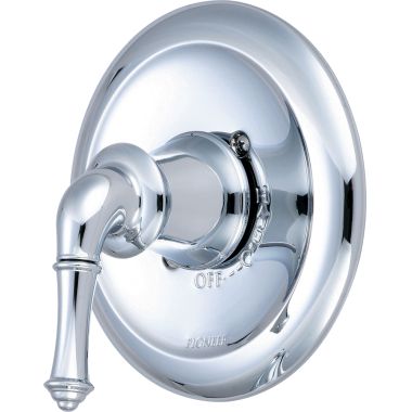 Click here to see Pioneer 4DM400T Pioneer Del Mar Valve Trim, Lever Handle, Polished Chrome - 4DM400T