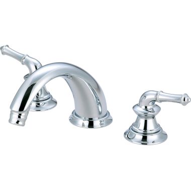 Click here to see Pioneer 4DM610T Pioneer Del Mar Two-Handle Roman Tub Faucet Trim, Metal Lever Handles, C-Spout, Less Rough-In Valve, Polished Chrome - 4DM610T