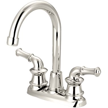 Click here to see Pioneer 5DM100-PN Pioneer Del Mar Two Handle Bar/Prep Faucet, Polished Nickel - 5DM100-PN
