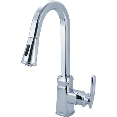 Click here to see Pioneer 2GB250 Pioneer Gibraltar Single Handle Pull-Down Kitchen Faucet, Chrome - 2GB250