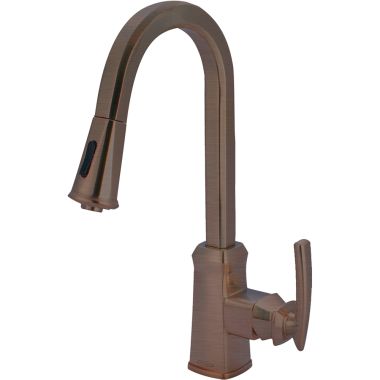 Click here to see Pioneer 2GB250-ORB Pioneer Gibraltar Single Handle Pull-Down Kitchen Faucet, Oil Rubbed Bronze - 2GB250-ORB