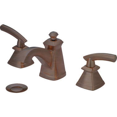 Click here to see Pioneer 3GB200-ORB Pioneer Gibraltar Widespread Bathroom Faucet with Pop-Up Drain, Two-Handle, 1.5 GPM, Metal Lever Handle, ADA, Oil-Rubbed Bronze - 3GB200-ORB