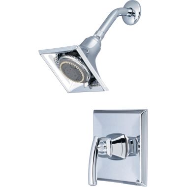 Click here to see Pioneer 4GB300T Pioneer Gibraltar 5-Function Shower Faucet with 4-1/2in Showerhead, Metal Lever Handle, Trim Only, 2.5 GPM, Polished Chrome - 4GB300T