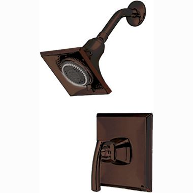 Click here to see Pioneer 4GB300T-ORB Pioneer Gibraltar 5-Function Shower Faucet with 4-1/2in Showerhead, Metal Lever Handle, Trim Only, 2.5 GPM, Oil Rubbed Bronze - 4GB300T-ORB