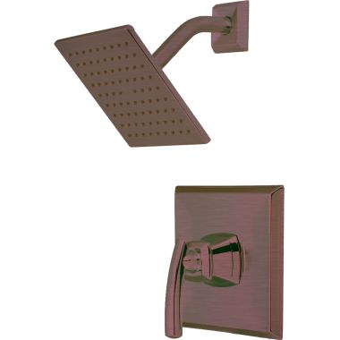 Click here to see Pioneer 4GB310T-ORB Pioneer Gibraltar Single-Function Shower Faucet with 6in Square Head, Metal Lever Handle, Trim Only, 2.5 GPM, Oil Rubbed Bronze - 4GB310T-ORB