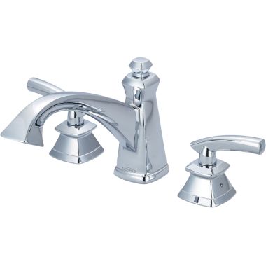 Click here to see Pioneer 4GB610T Pioneer Gibraltar Two-Handle Roman Tub Faucet Trim, Lever Handles, Rigid Spout, Less Rough-In Valve, Polished Chrome - 4GB610T