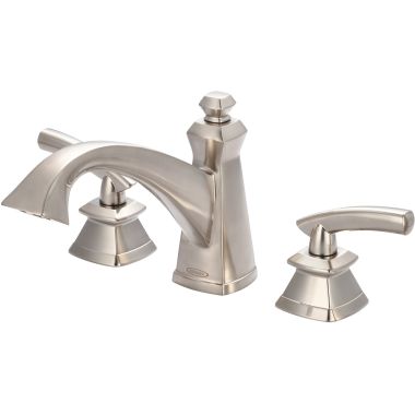 Click here to see Pioneer 4GB610T-BN Pioneer Gibraltar Roman Tub Faucet Trim, Lever Handles, Rigid Spout, Less Rough-In Valve, Brushed Nickel - 4GB610T-BN