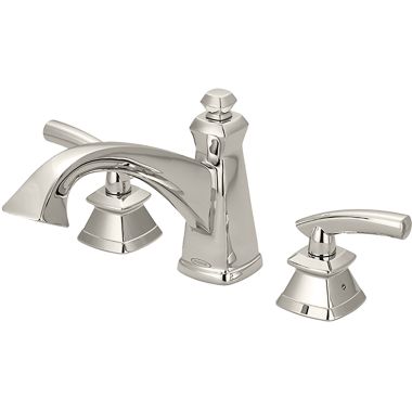 Click here to see Pioneer 4GB610T-PN Pioneer Gibraltar Roman Tub Faucet Trim, Lever Handles, Rigid Spout, Less Rough-In Valve, Polished Nickel - 4GB610T-PN