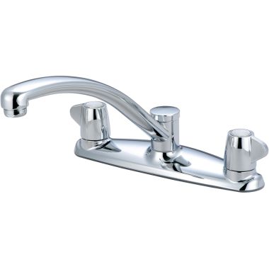 Click here to see Pioneer 2LG110 Pioneer Legacy Two-Handle Kitchen Faucet, Mini Blade Handles, Chrome - 2LG110