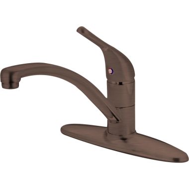 Click here to see Pioneer 2LG170-ORB Pioneer Legacy Single Handle Kitchen Faucet w/ Deck Plate, Loop Handle, Oil Rubbed Bronze - 2LG170-ORB