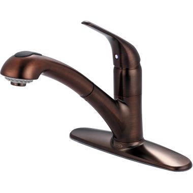 Click here to see Pioneer 2LG220-ORB Pioneer Legacy Single Handle Pull-Out Kitchen Faucet, Oil Rubbed Bronze - 2LG220-ORB