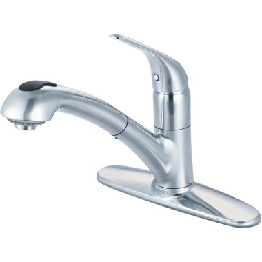 Click here to see Pioneer 2LG220-SS Pioneer Legacy Single Handle Pull-Out Kitchen Faucet, Stainless Steel - 2LG220-SS