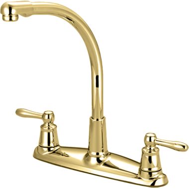 Click here to see Pioneer 2LG230-PB Pioneer Legacy Two Handle Kitchen Faucet, Polished Brass - 2LG230-PB
