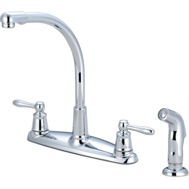 Click here to see Pioneer 2LG231 Pioneer Legacy Two Handle Kitchen Faucet w/ Side Spray, Chrome - 2LG231