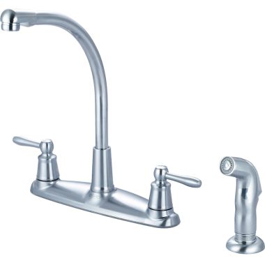 Click here to see Pioneer 2LG231-SS Pioneer Legacy Two Handle Kitchen Faucet w/ Side Spray, Stainless Steel - 2LG231-SS