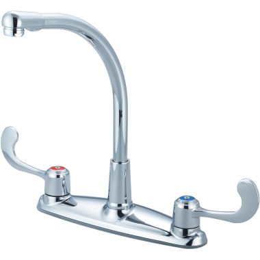 Click here to see Pioneer 2LG240 Pioneer Legacy Two-Handle Kitchen Faucet, Chrome - 2LG240
