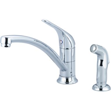 Click here to see Pioneer 2LG261 Pioneer Legacy Single Handle Kitchen Faucet w/ Side Spray, Chrome - 2LG261