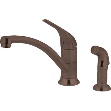 Click here to see Pioneer 2LG261-ORB Pioneer Legacy Single Handle Kitchen Faucet w/ Side Spray, Oil Rubbed Bronze - 2LG261-ORB