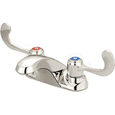 Click here to see Pioneer 3LG121-BN Pioneer 3LG121-BN Legacy Two-Handle 4-Inch Centerset Lavatory Faucet, Less Drain, Wrist Blade Handles, Brushed Nickel