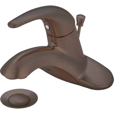 Click here to see Pioneer 3LG170-ORB Pioneer Legacy Centerset Bathroom Faucet with Pop-Up Drain, Single-Handle, 1.5 GPM, Metal Loop Handle, ADA, Oil-Rubbed Bronze - 3LG170-ORB