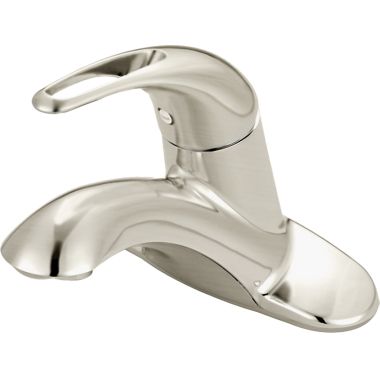 Click here to see Pioneer 3LG171-BN Pioneer Legacy Centerset Bathroom Faucet, Single-Handle, 1.5 GPM, Metal Loop Handle, ADA, Less Pop-Up, PVD Brushed Nickel - 3LG171-BN