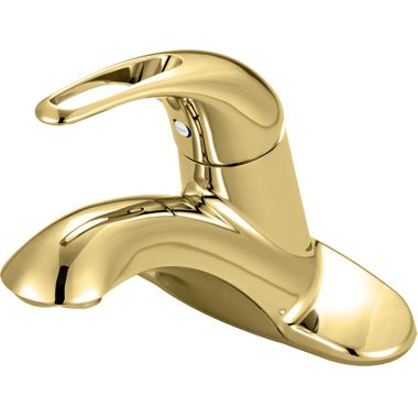 Click here to see Pioneer 3LG171-PB Pioneer Legacy Centerset Bathroom Faucet, Single-Handle, 1.5 GPM, Metal Loop Handle, ADA, Less Pop-Up, PVD Polished Brass - 3LG171-PB
