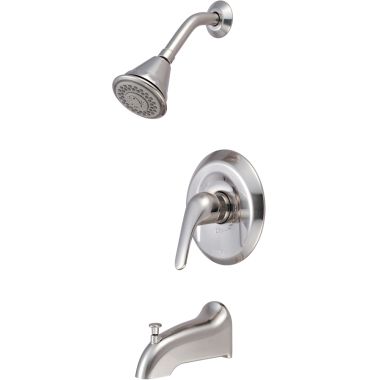 Click here to see Pioneer 4LG100T-BN Pioneer 4LG100T-BN Single-Handle Tub/Shower Trim Set In a Brushed Nickel Finish