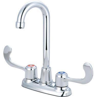 Click here to see Pioneer 5LG220 Pioneer Legacy Two Handle Bar/Prep Faucet, Wrist Blade Handles, Chrome - 5LG220