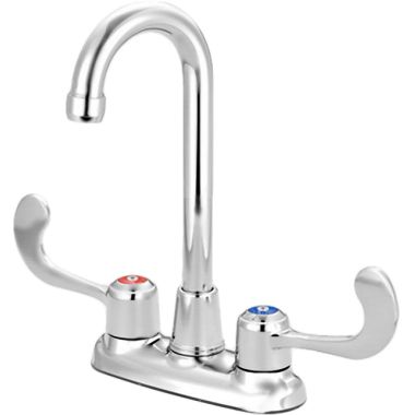 Click here to see Pioneer 5LG220-SS Pioneer Legacy Two Handle Bar/Prep Faucet, Wrist Blade Handles, Stainless Steel - 5LG220-SS