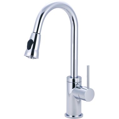 Click here to see Pioneer 2MT250 Pioneer Motegi Single Handle Pull-Down Kitchen Faucet, Chrome - 2MT250