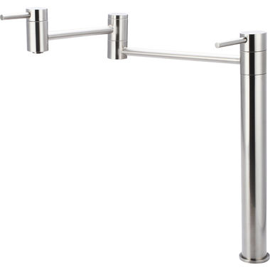 Click here to see Pioneer 2MT700-BN Pioneer Motegi Deck-Mounted Pot Filler Faucet, Brushed Nickel - 2MT700-BN