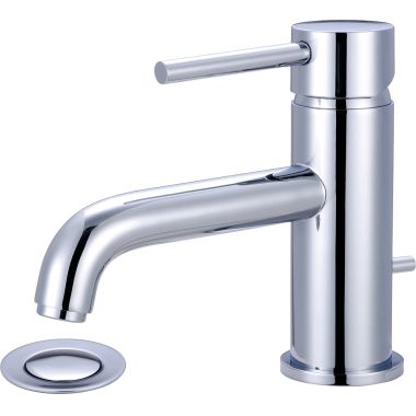 Click here to see Pioneer 3MT160 Pioneer Motegi Single-Hole Bathroom Faucet with Pop-Up Drain, Bent Nose Spout, Single-Handle, 1.2 GPM, Lever Handle, ADA, Chrome - 3MT160