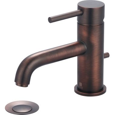 Click here to see Pioneer 3MT160-ORB Pioneer Motegi Single-Hole Bathroom Faucet with Pop-Up Drain, Bent Nose Spout, Single-Handle, 1.2 GPM, Lever Handle, ADA, Oil-Rubbed Bronze - 3MT160-ORB