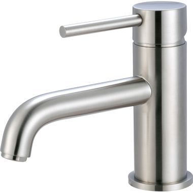 Click here to see Pioneer 3MT161-BN Pioneer Motegi Single-Hole Bathroom Faucet, Bent Nose Spout, Single-Handle, 1.2 GPM, Metal Lever Handle, ADA, Less Pop-Up, PVD Brushed Nickel - 3MT161-BN