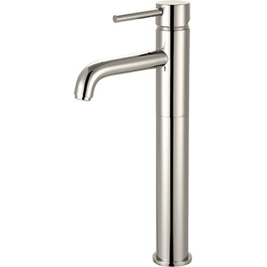 Click here to see Pioneer 3MT168-PN Pioneer Motegi Single-Hole Vessel Bathroom Faucet, Bent Nose Spout, Single-Handle, 1.2 GPM, Metal Lever Handle, ADA, PVD Polished Nickel - 3MT168-PN